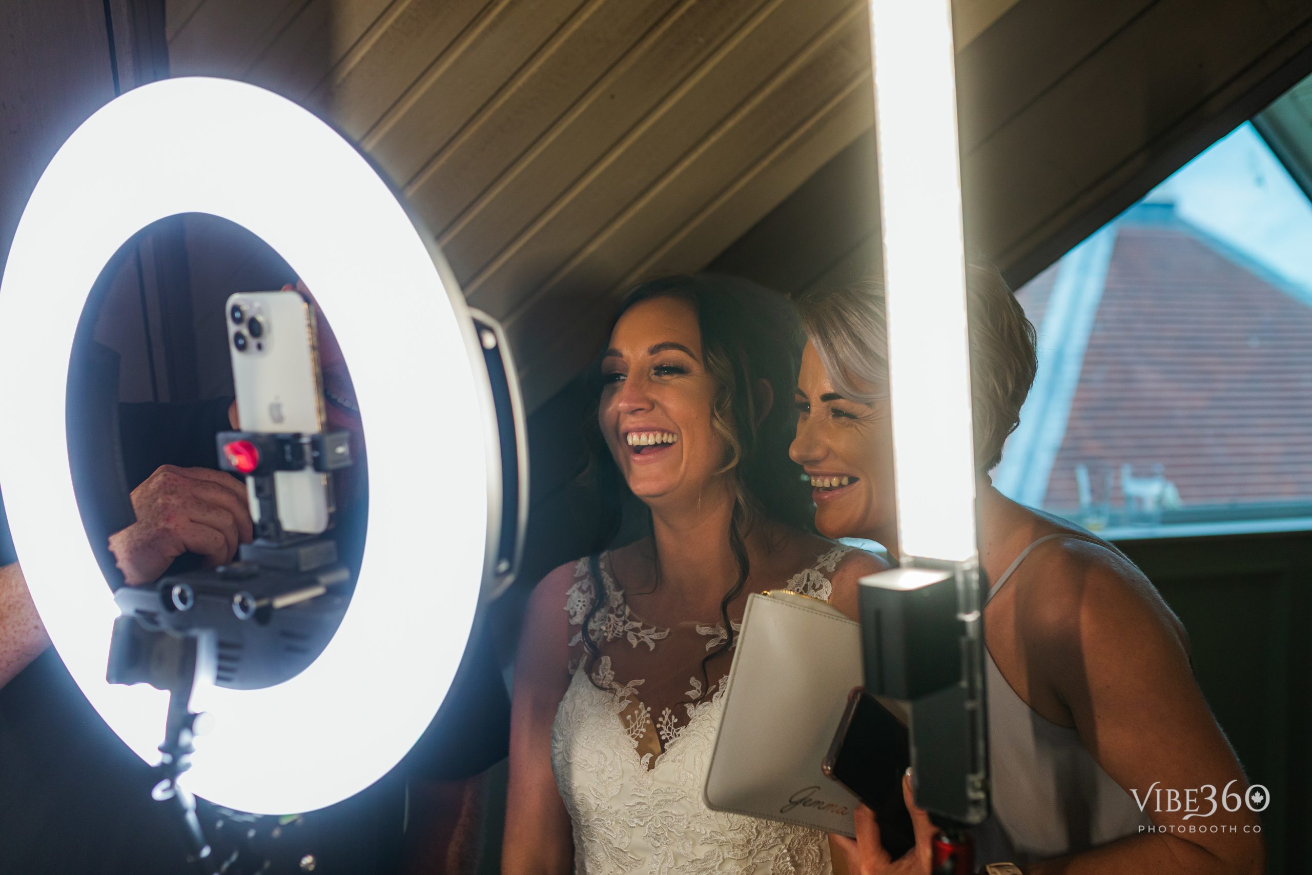 360 photo booth setup at an Ottawa event