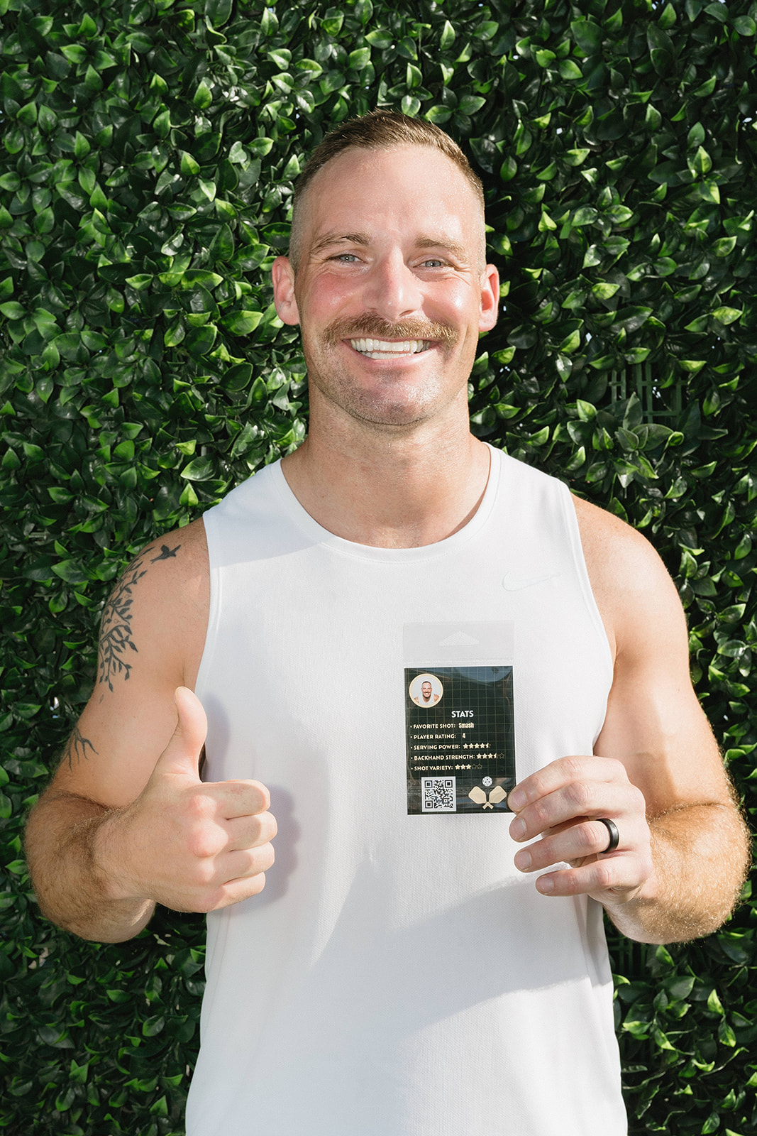 Pickleball activation detail