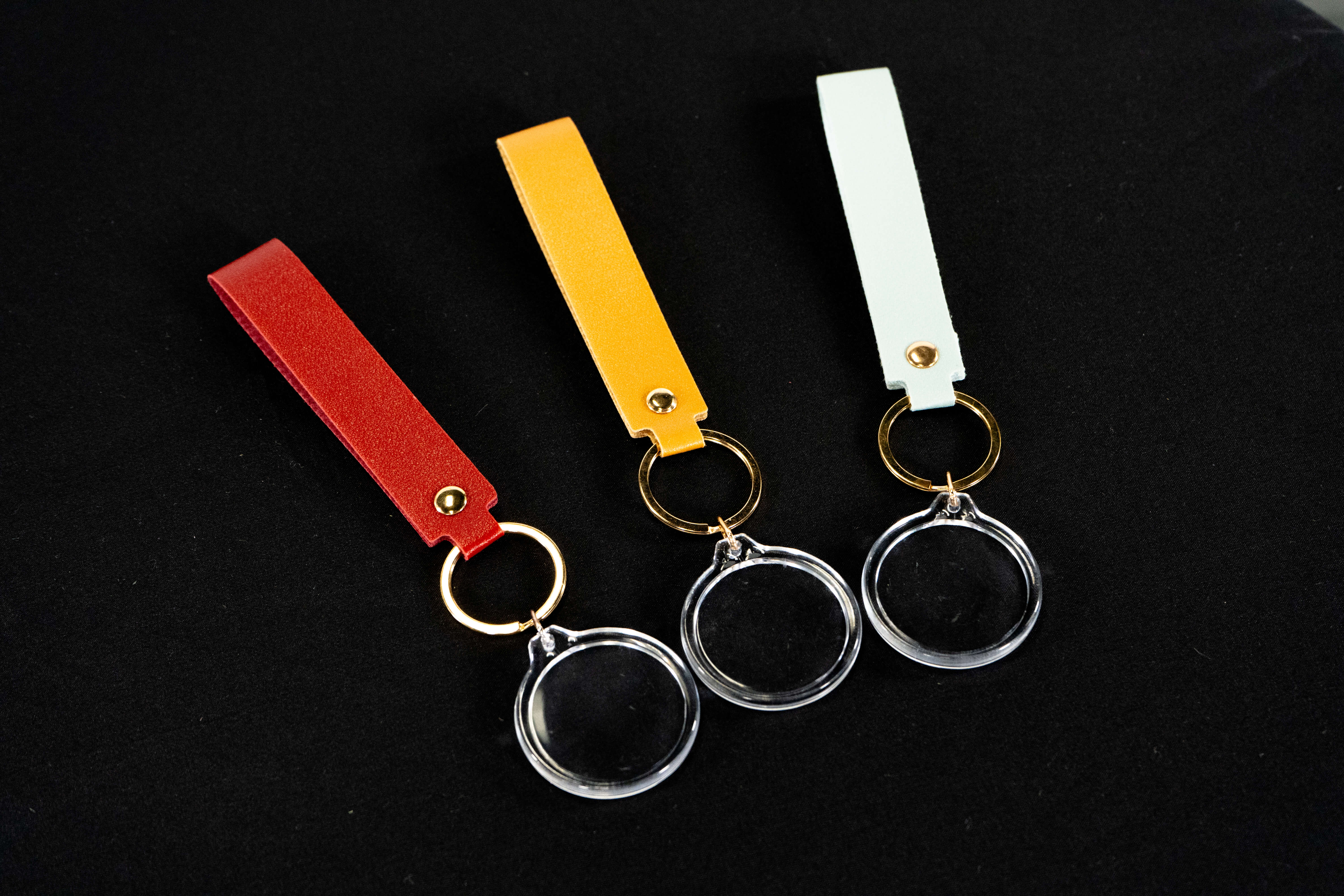 Custom keychain branded favour